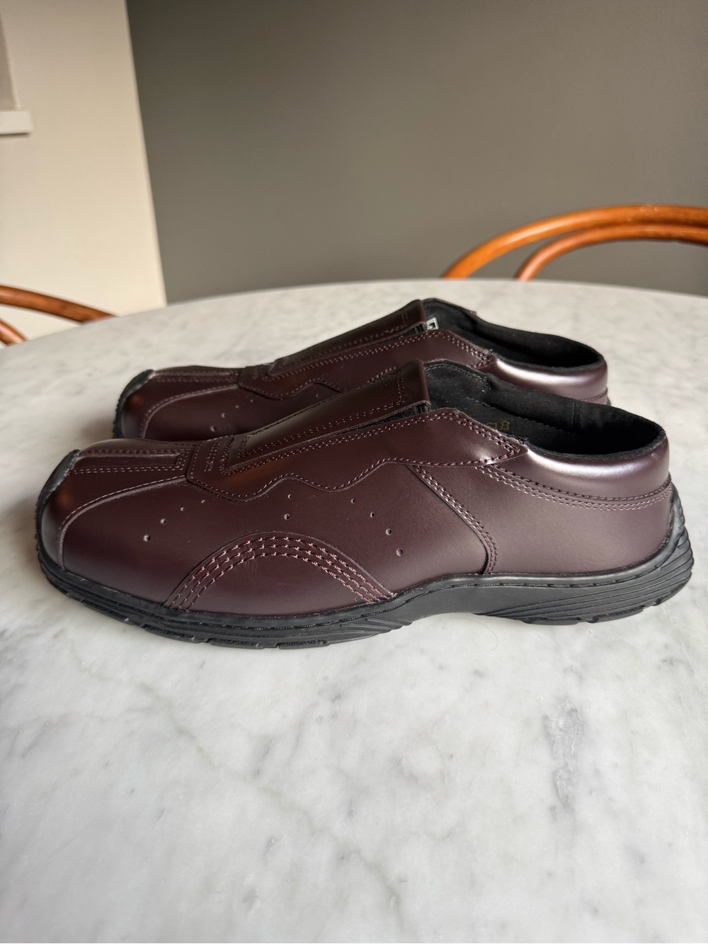 Dr. Martens Aurix Oxblood Leather Mules – Men’s US 11 – New